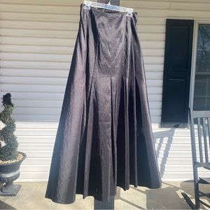 Vintage formal black maxi skirt. Size 8